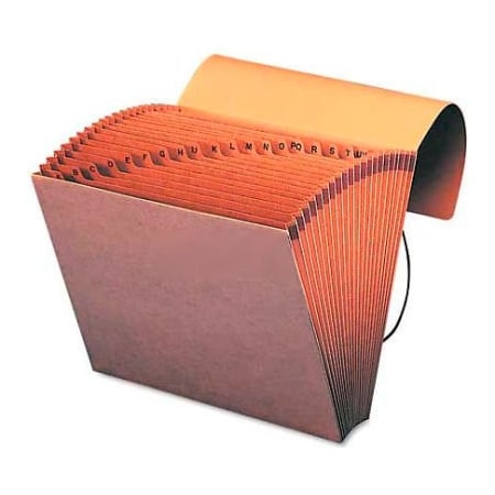 Smead Smead  A-Z Indexed Accordion Expanding Files, 21 Pockets, Kraft, Letter, Brown 70121